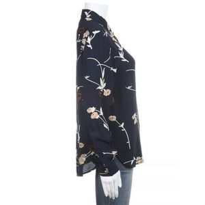 Ganni Tops - Ganni blue button down floral shirt 34 Small top Ganni Tops - Ganni blue button down floral shirt 34 Small top